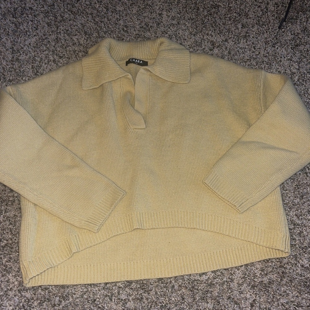 Caara Mustard Sweater L - Picture 3 of 9